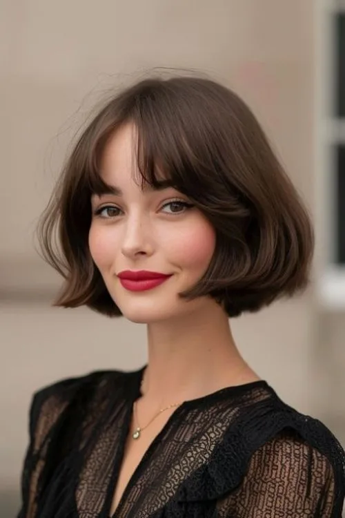 French Bob with Bangs