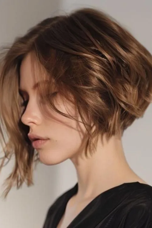 Inverted Asymmetrical Bob with Soft Waves
