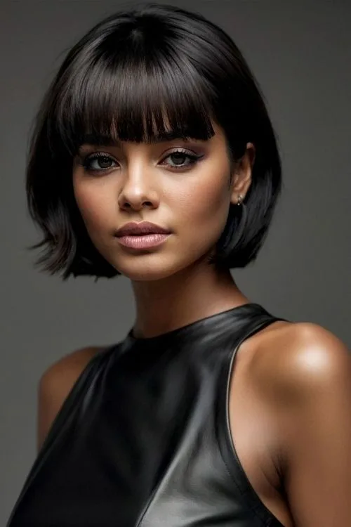 Inverted French Bob with Volume