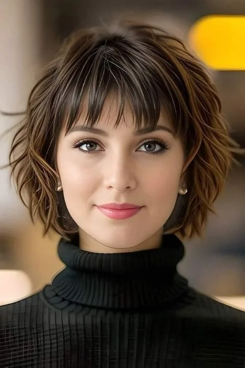  Layered French Bob for Extra Dimension