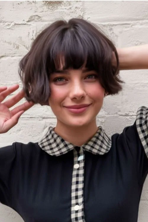 Short Cropped French Bob