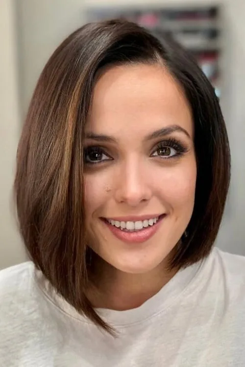 Sleek Asymmetrical Bob with Deep Side Part