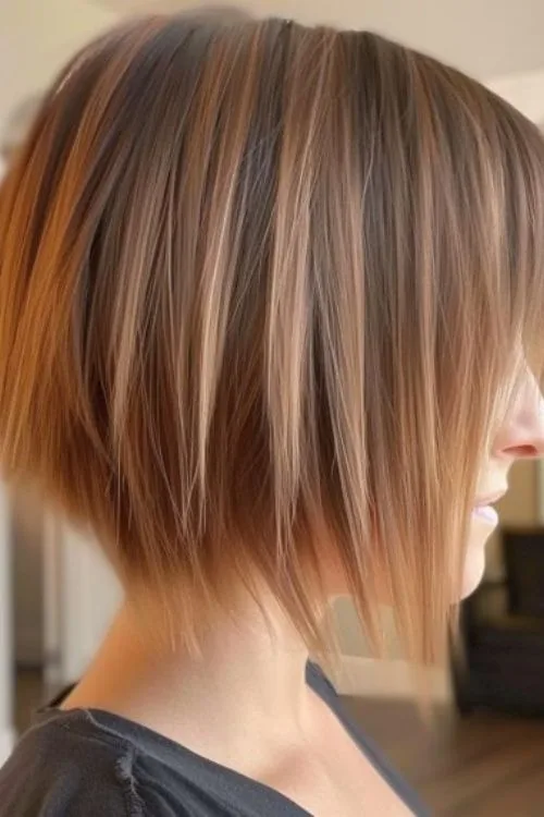 Sleek Straight A-Line with Blunt Ends