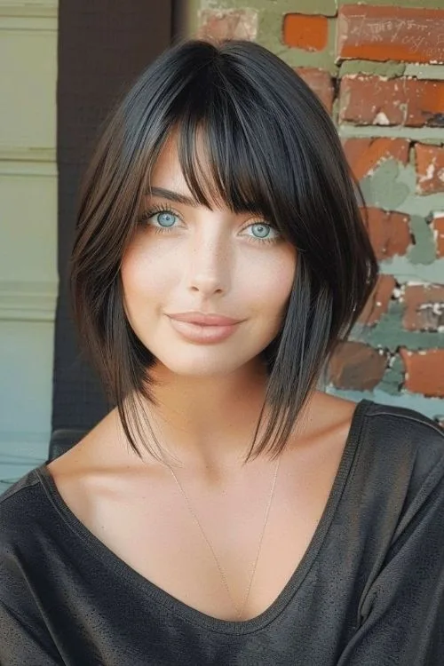 Soft A-Line with Wispy Bangs