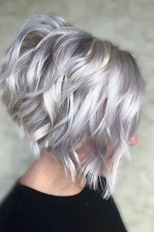 Wispy Stacked Bob with Shorter Layers