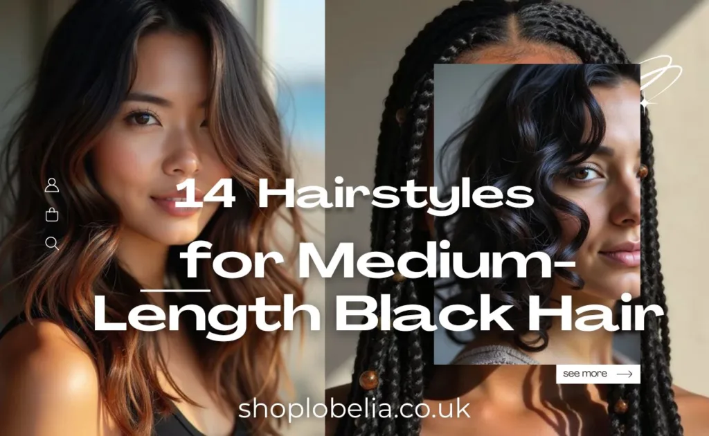Hairstyles for Medium-Length Black Hair
