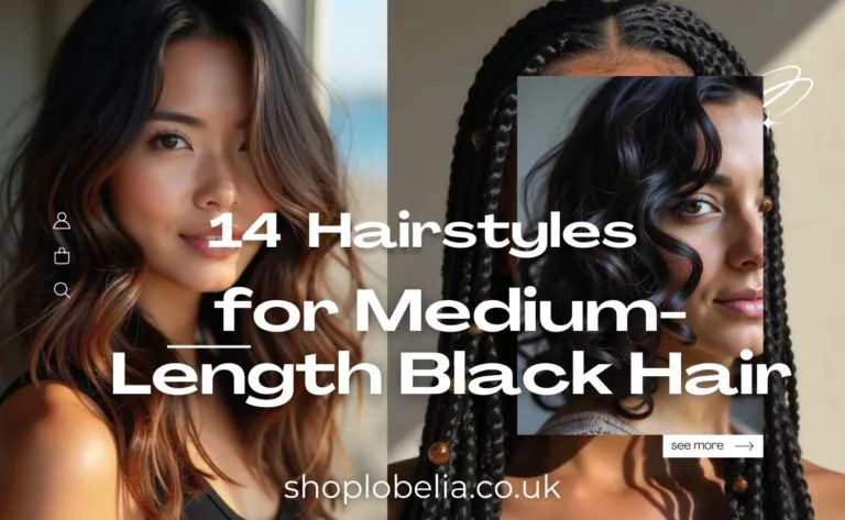 Hairstyles for Medium-Length Black Hair
