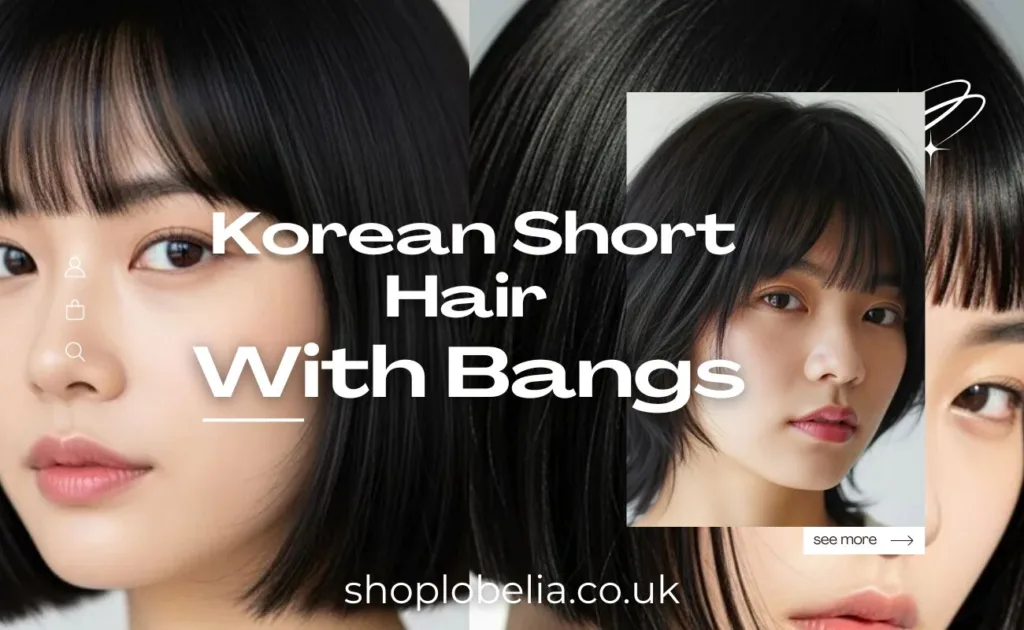 korean short hair with bangs