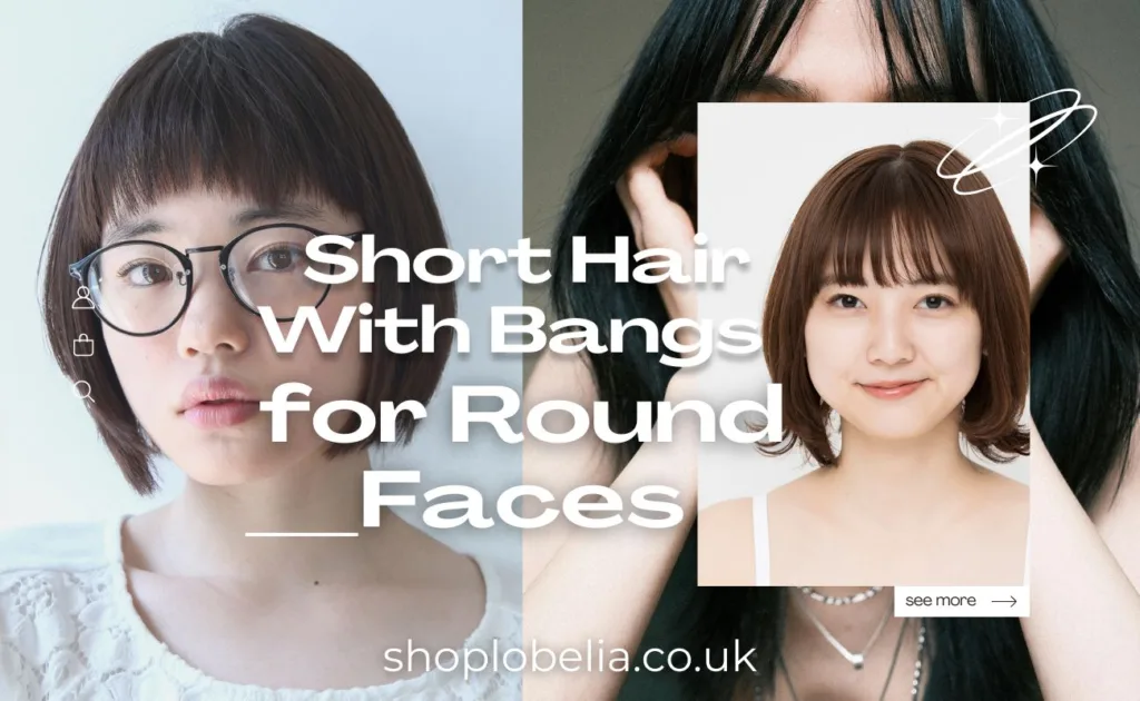 Short Hair with Bangs for Round Faces