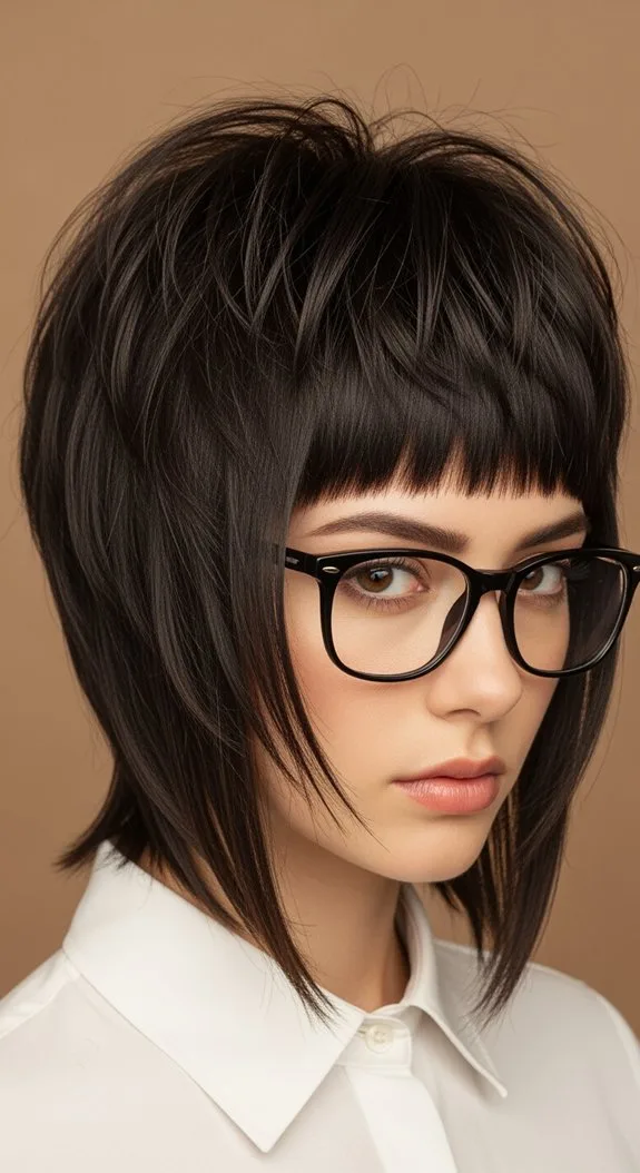 Angular Bob With Choppy Fringe