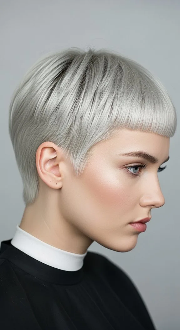 Razor-Cut Pixie With Textured Micro Bangs