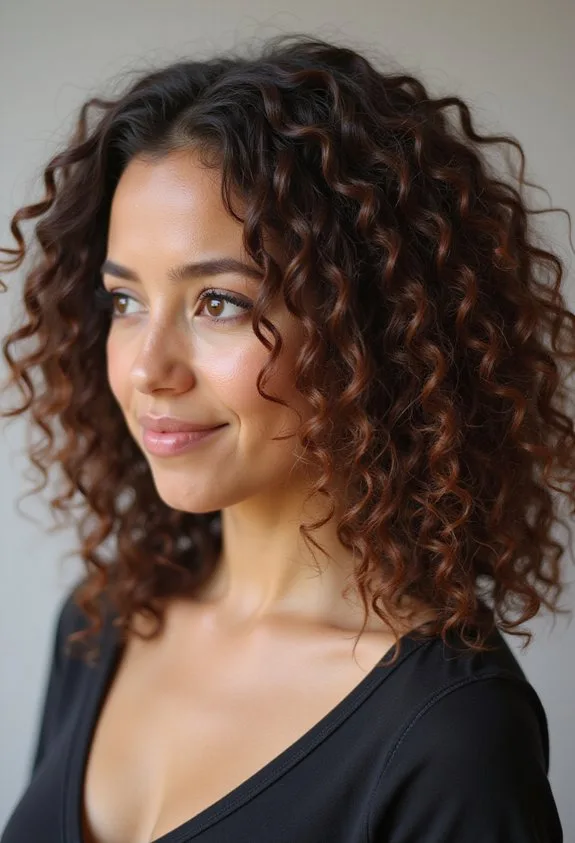 effortless defined curly wash and go hairstyle