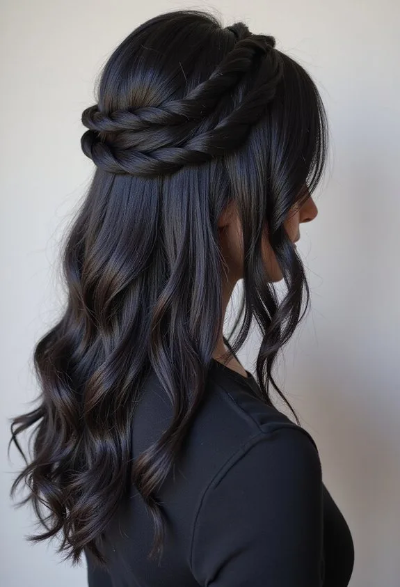 elegant romantic versatile natural hair style