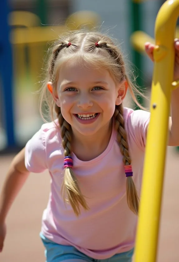 secure stylish hairstyle for active days