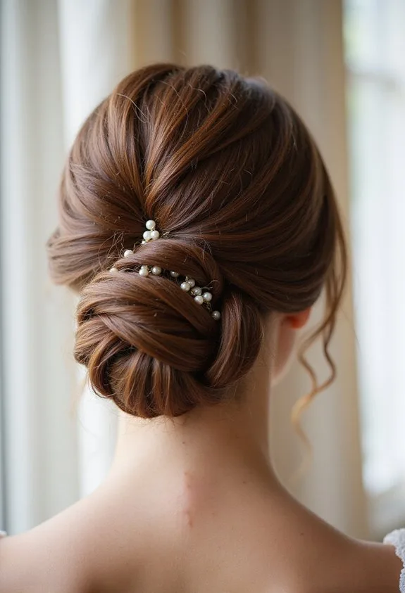 sophisticated contemporary textured versatile knotted bun