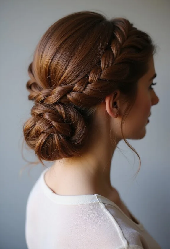 versatile textured sophisticated low bun