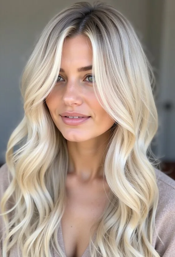 Buttery Platinum Waves
