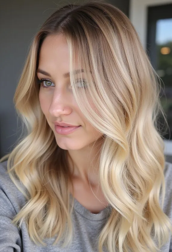 Vanilla Blonde Balayage