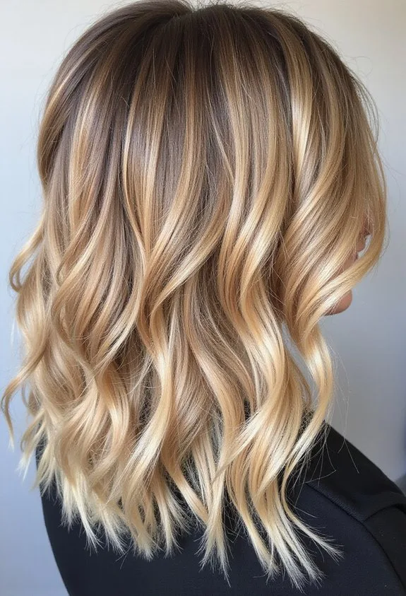 dimensional blended multi tonal balayage