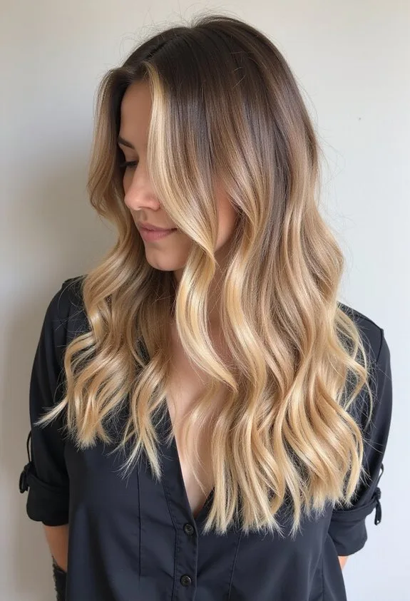 Subtle Blonde Balayage for Low-Maintenance Color

