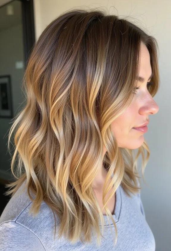 effortless beachy blonde dimensional waves