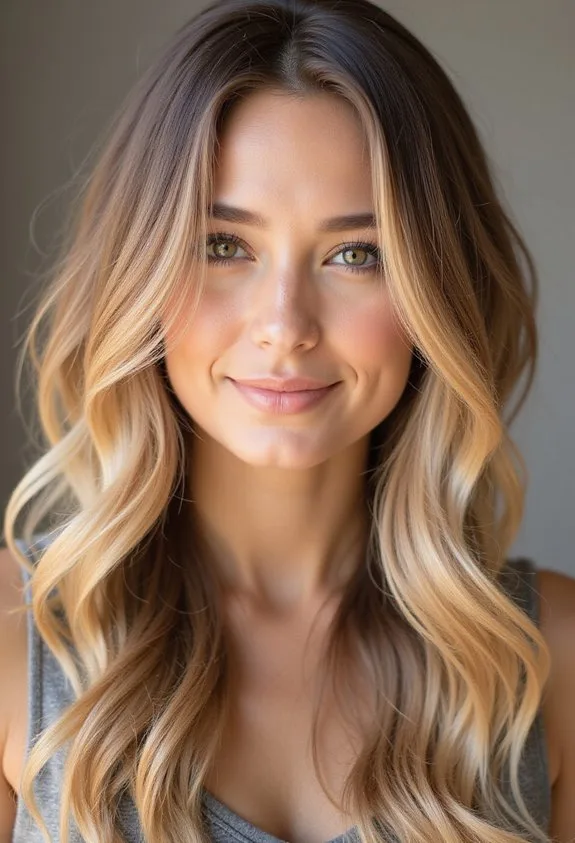 Natural Honey Blonde Balayage