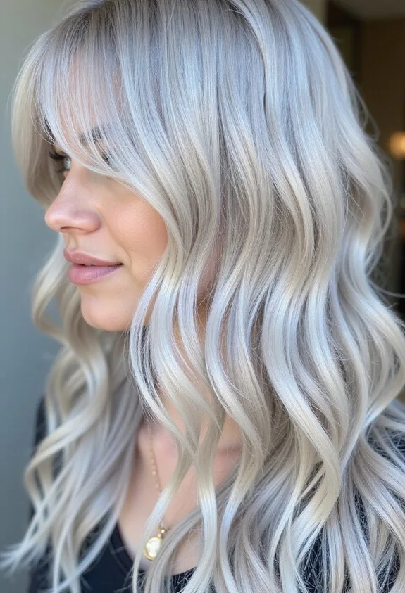 icy platinum ash cool toned