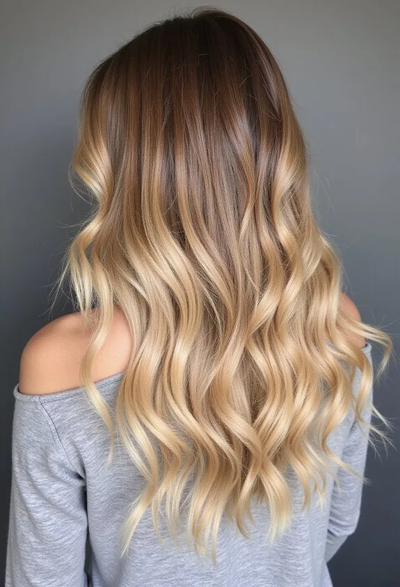 low maintenance sun kissed balayage