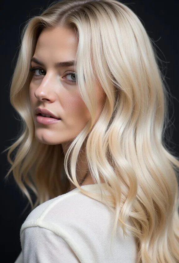 luminous face framing balayage blonde transformation