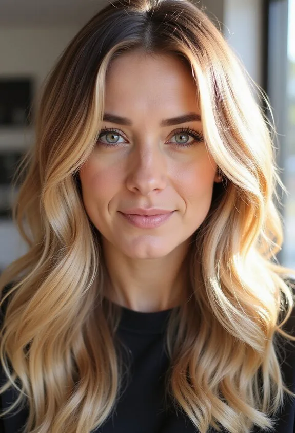 Light Caramel Face-Framing
