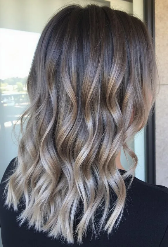 Smoky Ash Blonde Balayage
