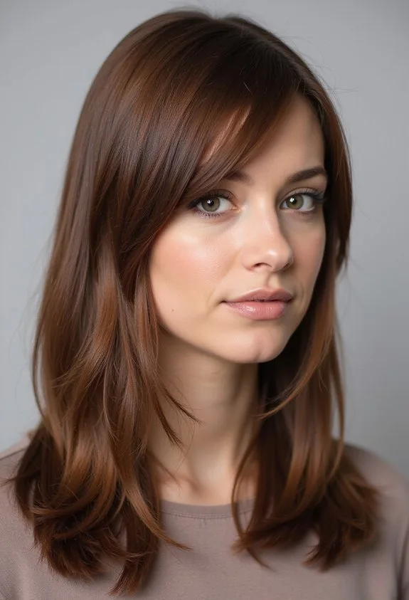 softly framed oval face proportions