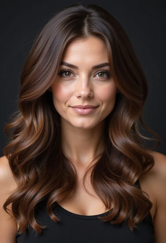 subtle dimensional face framing glossy highlights