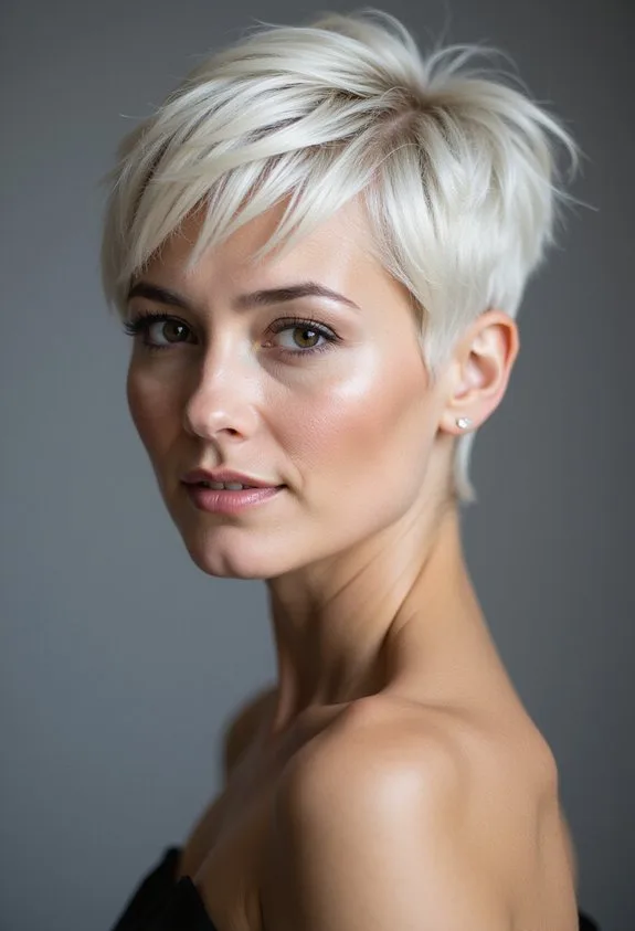 The Timeless Pixie Cut With Side-Swept Styling