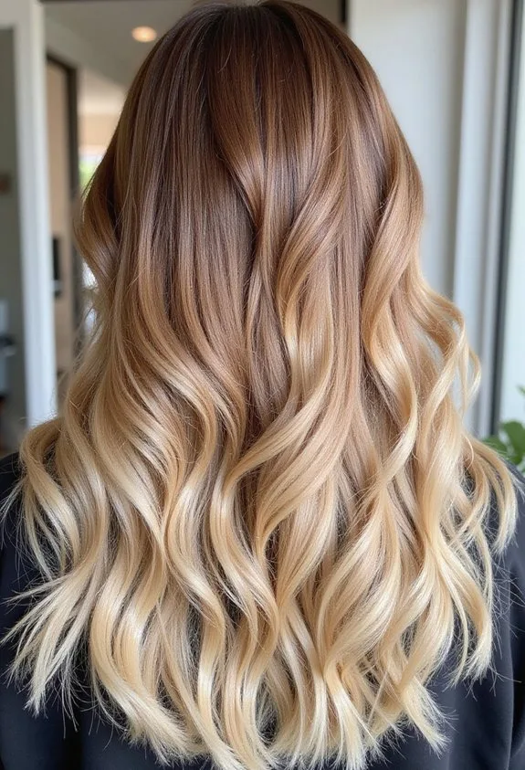 warm dimensional sun kissed blonde balayage