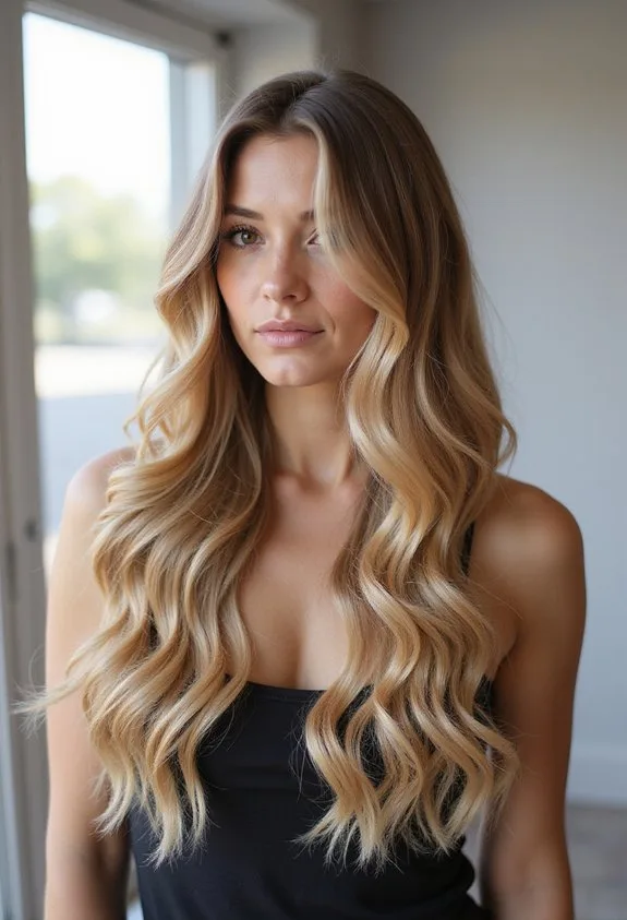 Wheat Blonde Balayage