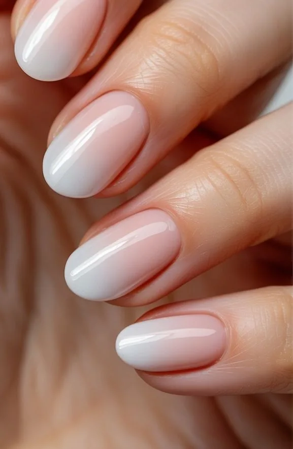 Soap Nails With Delicate Gold Accents