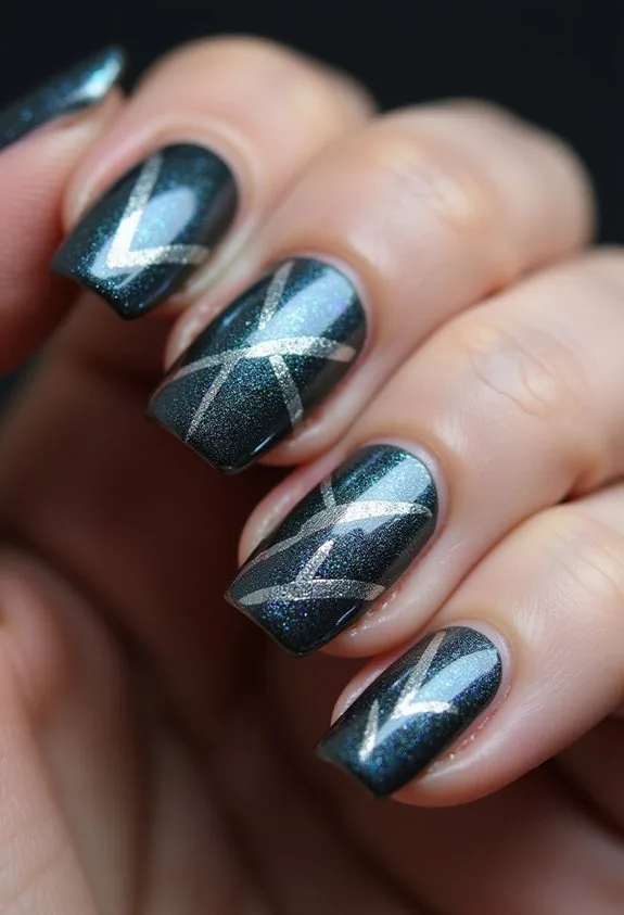 bold geometric magnetic nails