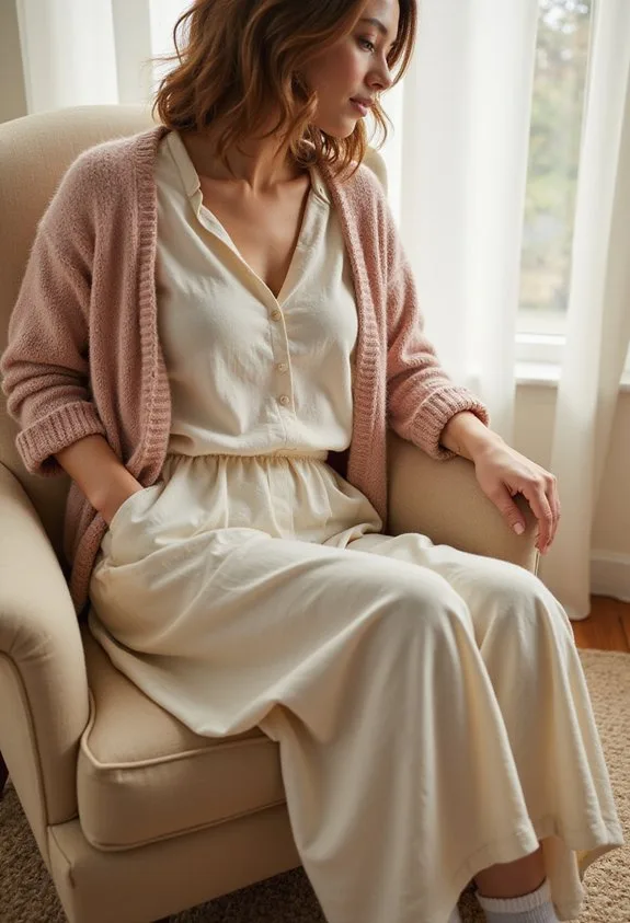 comfortable casual chic effortless