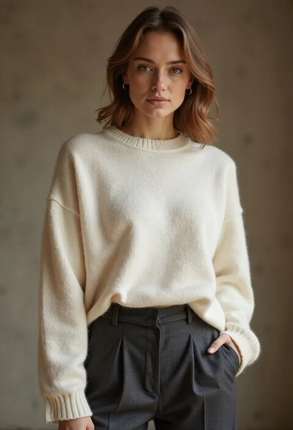 comfortably elegant relaxed refined tailored fashion