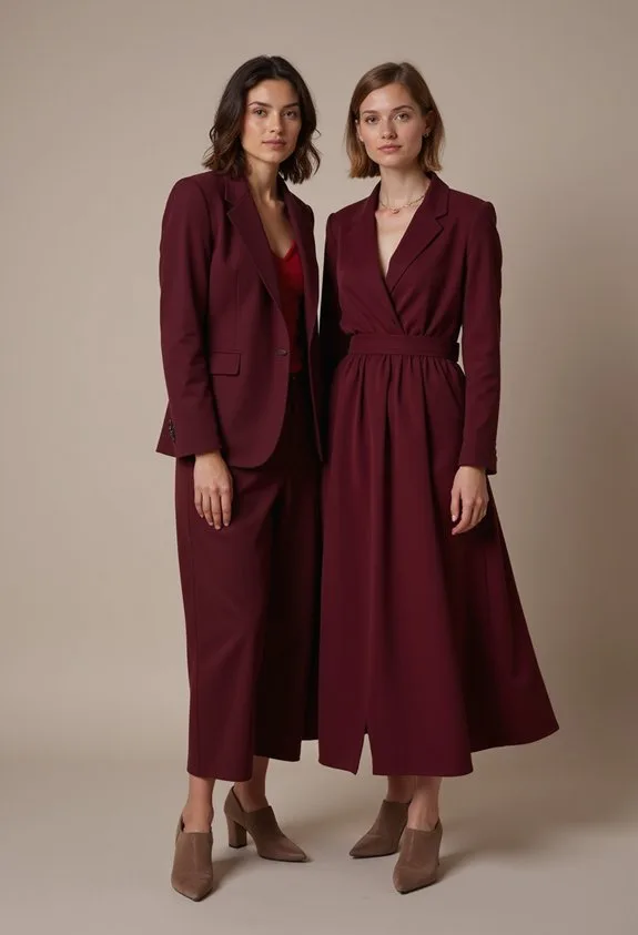 complementary colors tailored style