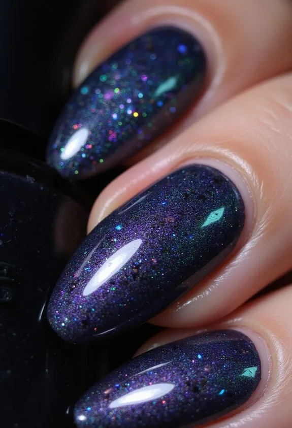 cosmic mesmerizing otherworldly shimmering