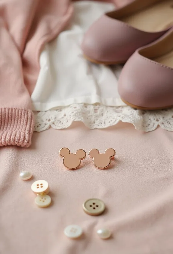 delicate romantic understated disney inspired