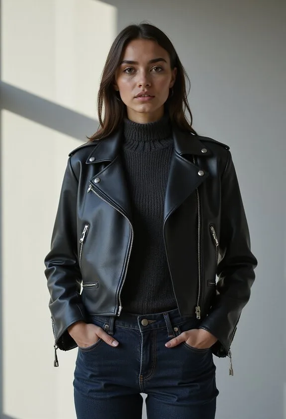 edgy comfort and visual interest