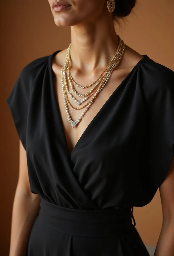 effortless sophistication bold jewelry statement ensemble