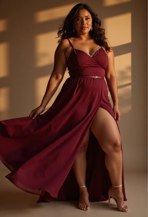 elegant alluring maxi dress for confidence