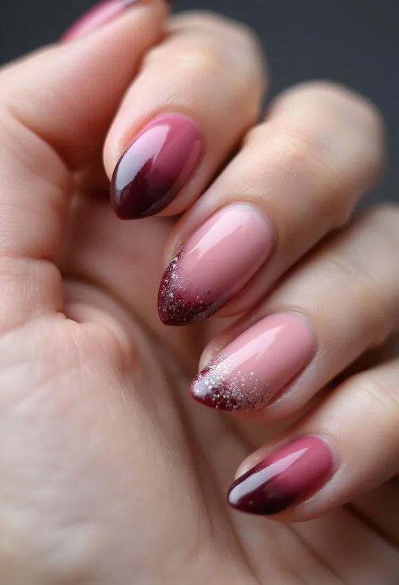 elegant artistic versatile dimensional ombre nails