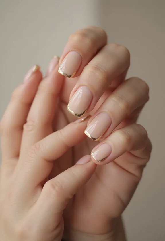 elegant minimal refined nail design