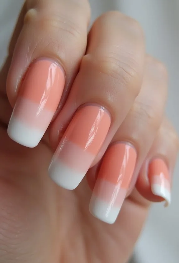 elegant summer sophistication gradient nails