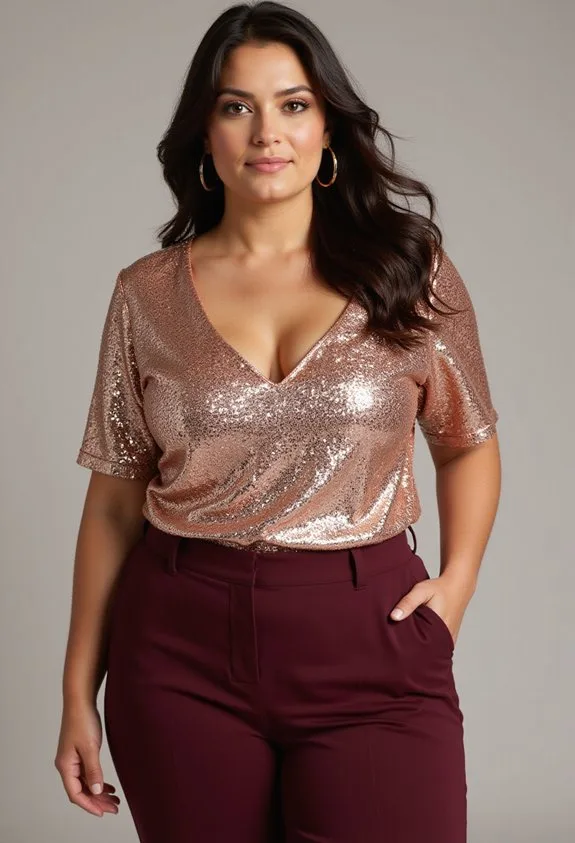 elevated sparkle sleek structured silhouette